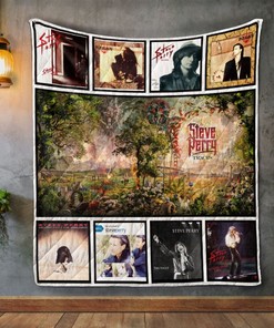 Steve Perry Album Covers Quilt Blanket for Journey Fans