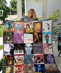 Steve Vai Albums Cover Poster Quilt Bedding Set Ver 2 - The Perfect Gift for Guitar Lovers