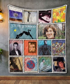 Steve Winwood Album Covers Quilt Blanket - Steve Winwood Fans Can Enjoy this Collection Quilt Bedding Set