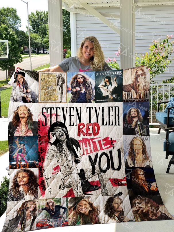 Steven Tyler Quilt Blanket - A Tribute to the Aerosmith Frontman