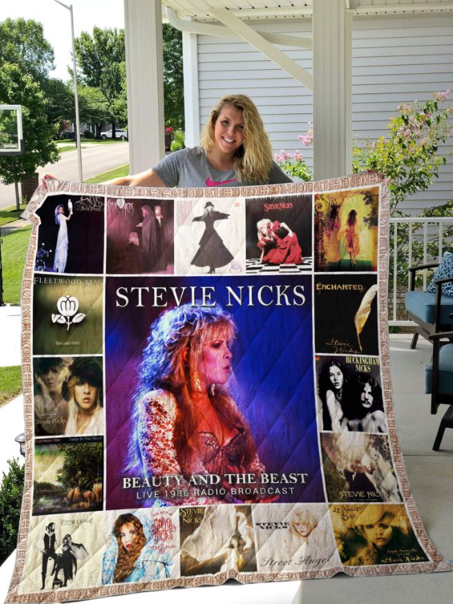 Stevie Nicks Albums Cover Poster Quilt Bedding Set Ver 3 - The Must-Have Addition to Your Collection