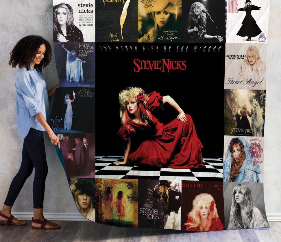 Stevie Nicks Collection Quilt Bedding Set, Ideal for Fans of the Singer