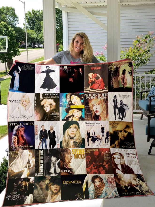 Stevie Nicks Quilt Bedding Set for Music Fans