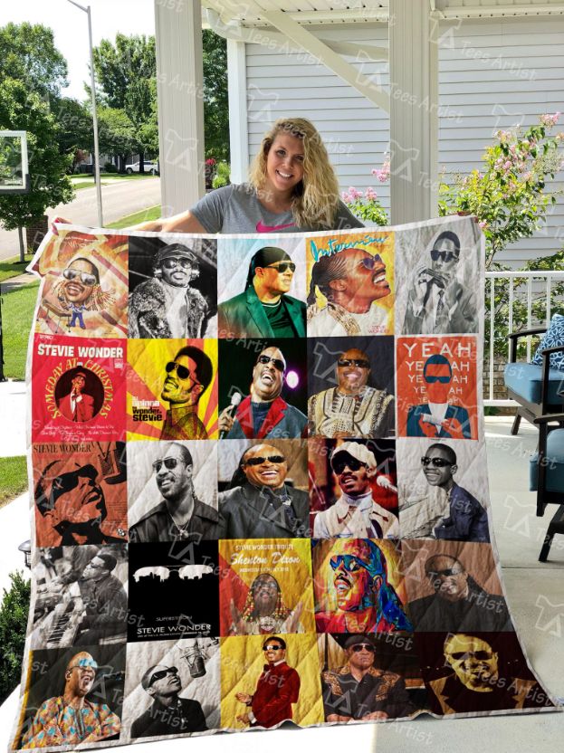 Stevie Wonder Musician Inspired Quilt Bedding Set