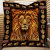 Still I Rise Lion Quilt Blanket - Inspiring Design with an Empowering Quote