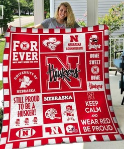 Still Proud Nebraska Cornhuskers Ncaa Quilt Bedding Set for Girls