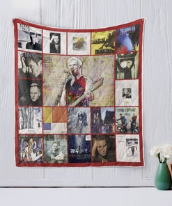 Sting Style 2 Quilt Blanket for Music Fans
