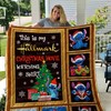 Stitch Christmas Quilt Blanket 01 - Ideal for Disney Lovers