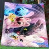 Stitch Toothless B150839 Quilt Blanket with Iconic Design and Comfortable Material