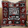 Straight Outta The Penalty Box Hockey Quilt Blanket - Hockey Fans Will Love this Quilt Bedding Set
