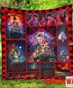 Stranger Things Movies Collection Quilt Blanket - Great for Fans