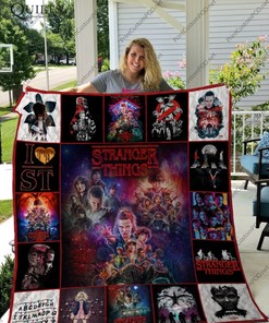 Stranger Things Quilt Blanket - Officially Licensed Netflix Series Bedding