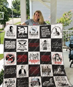 Stranger Things Quilt Blanket Ver.3 for Sci-Fi Fans