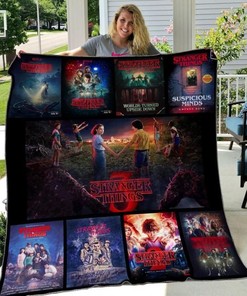 Stranger Things Ver1 Bed Set Cute with Quilt Blanket