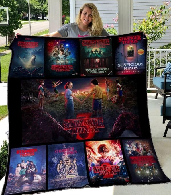 Stranger Things Ver1 Bed Set Cute with Quilt Blanket