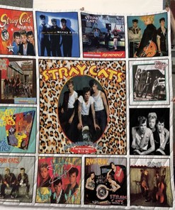 Stray Cats Best Album Quilt Bedding Set 02