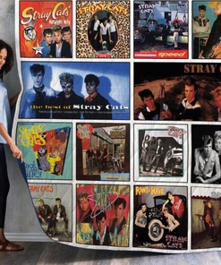 Stray Cats Best Album Quilt Blanket 01 - A Must-Have Quilt Bedding Set for Music Fans