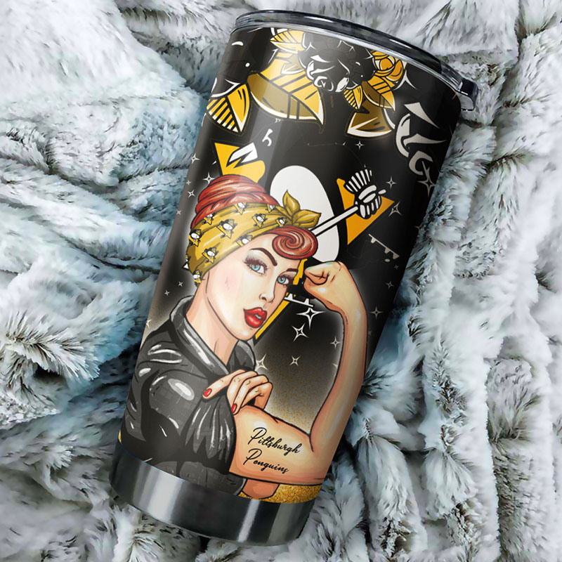 Strong Best Mom Ever Pittsburgh Penguins NHL Tumbler - G Fanatics - Image 2