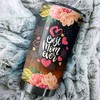 Stunning Detroit Tigers MLB Tumbler with Floral Accents for Baseball Moms