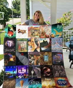 Styx 2 Quilt Bedding Set with Quilt Blanket
