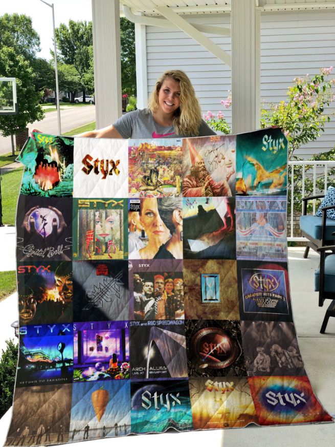Styx 2 Quilt Bedding Set with Quilt Blanket