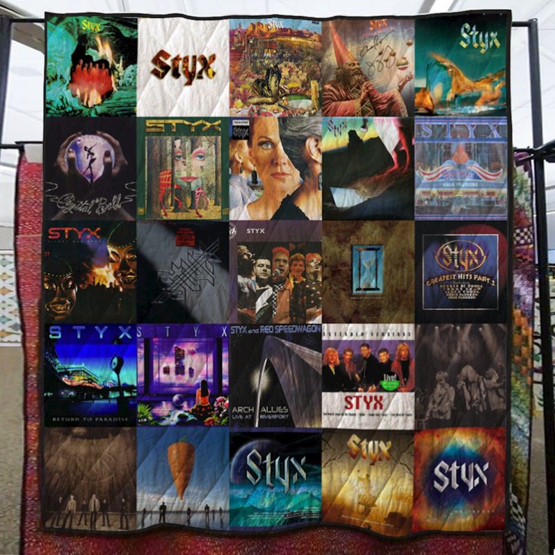 Styx Band Quilt Blanket - A Must-Have for Music Fans