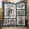 Sugar Skull Love Quilted Bedding Set - For Romantic Hearts