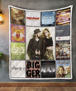 Sugarland Album Covers Quilt Bedding Set for Music Lovers