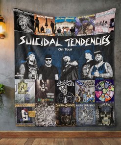 Suicidal Tendencies Album Covers Quilt Blanket for Music Lovers