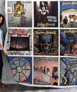 Suicidal Tendencies Albums Quilt Bedding Set for Punk Fans