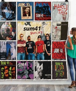 Sum 41 Albums Quilt Blanket for Pop Punk Fans