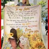 Sunflower Blanket For Dedicated Sister