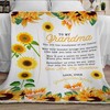 Sunflower Blanket From Granddaughter To Beloved Grandma