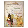 Sunflower Blanket Reminding Of Best Memories With Sister