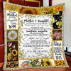 Sunflower Blanket To Celebrate Mother-Daughter Bond