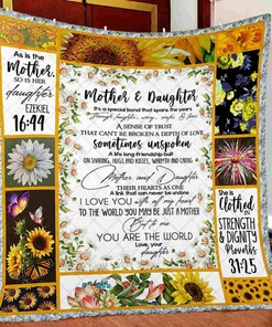 Sunflower Blanket To Celebrate Mother-Daughter Bond