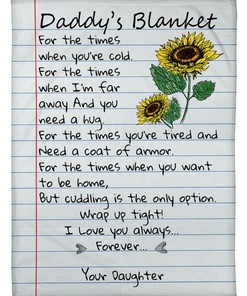 Sunflower Daddy's Bed Set