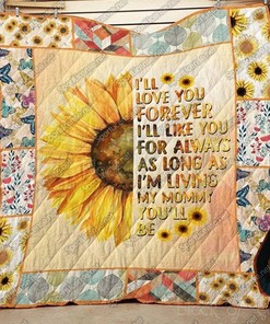 Sunflower - I'll Love You Forever Quilt Bedding Set