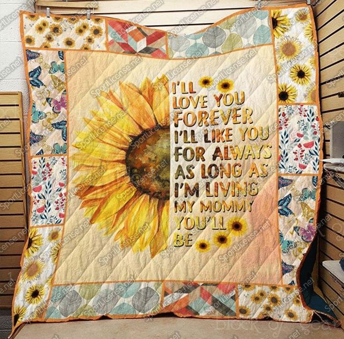 Sunflower - I'll Love You Forever Quilt Bedding Set