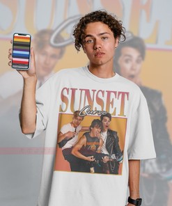 Sunset Curve Ghost Band T-Shirt