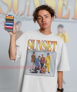 Sunset Rollercoaster T-Shirt, Aesthetic Indie Rock Tee for Movie Fans