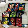 Super Hero Marvel Comics Christmas Comfy Sofa Throw Blanket - Ideal for Marvel Fans