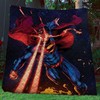 Superman Sleepy Quilt Blanket, Perfect for Comic Book Fans