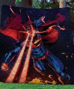 Superman Sleepy Quilt Blanket, Perfect for Comic Book Fans