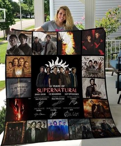 Supernatural Limited Edition Quilt Blanket - A Must-Have for Fans of the Hit Show