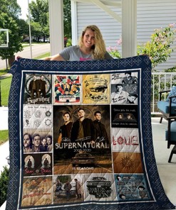 Supernatural Poster Quilt Bedding Set