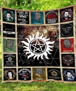 Supernatural Vr1 Quilt Blanket - Cozy and Warm Gift for TV Show Fans
