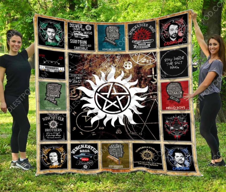 Supernatural Vr1 Quilt Blanket - Cozy and Warm Gift for TV Show Fans
