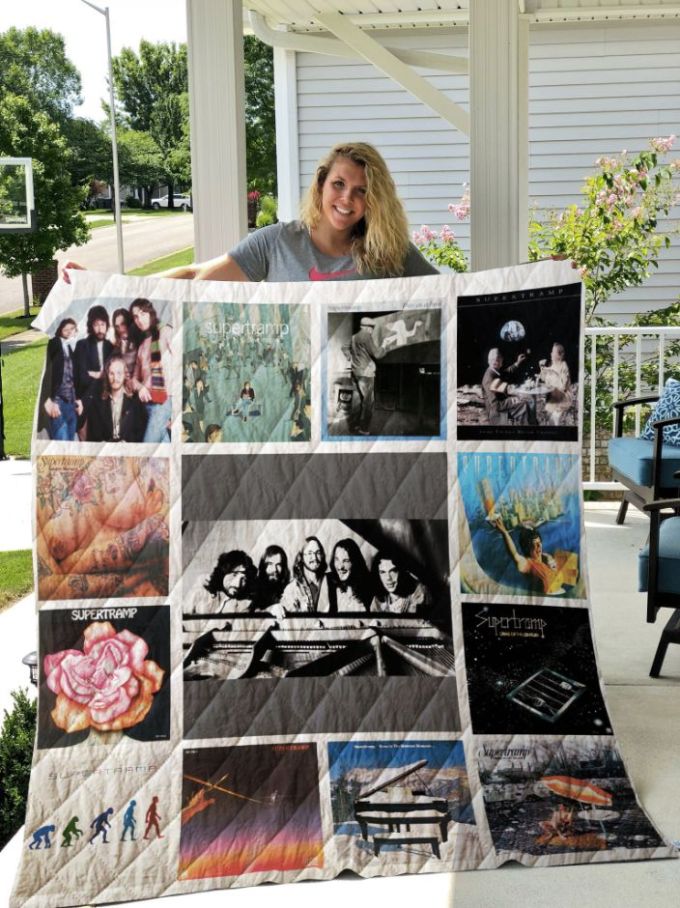 Supertramp-Inspired Quilt Blanket For Music Fans