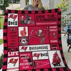 Support Your Team with Tampa Bay Buccaneers Quilt Blanket B040636